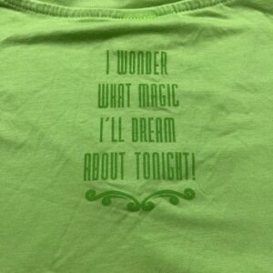 Disney Cruise Lines S/M Swimsuit Coverup Pajamas Lime Green Vacation PJ New